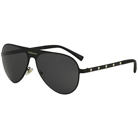 versace black aviator sunglasses|versace aviator sunglasses women.